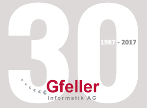 Jubiläum 30 Jahre Gfeller Informatik AG